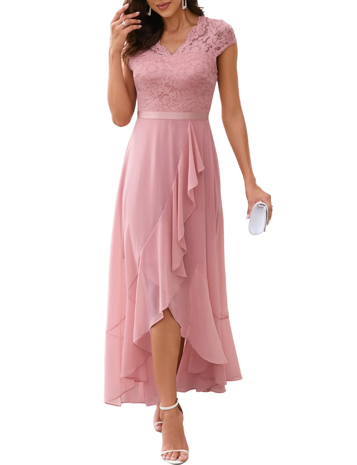 Robe Longue de Soirée Blush H