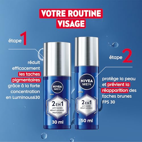 NIVEA MEN Sérum Anti-Âge & Anti-Taches (Lot de 2) G