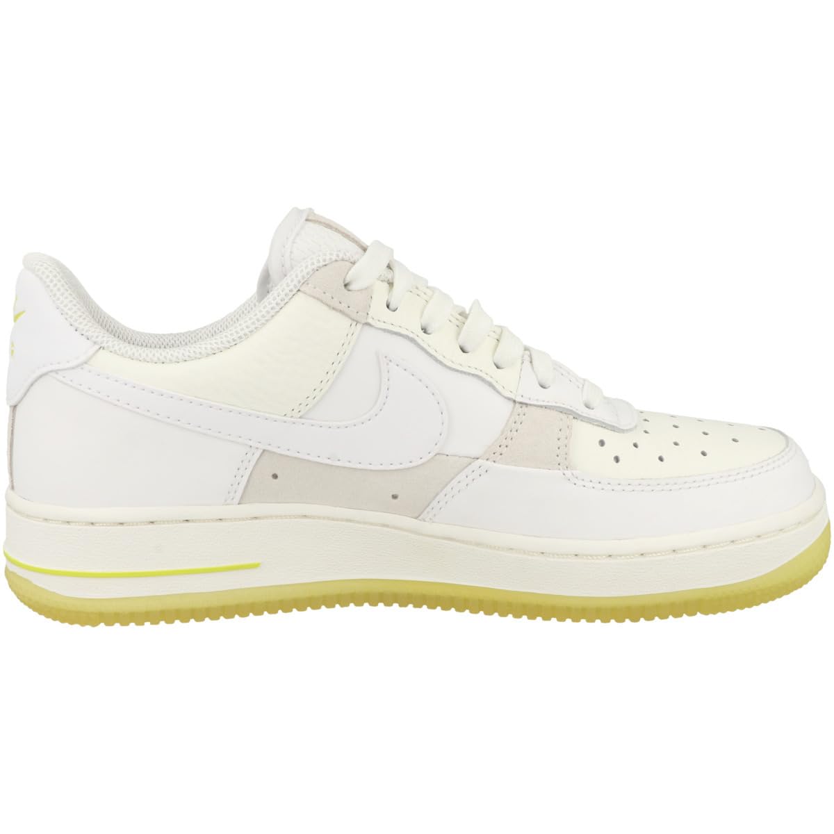 Nike Air Force 1 ’07 Femme Summit Blanc Jaune Opti I