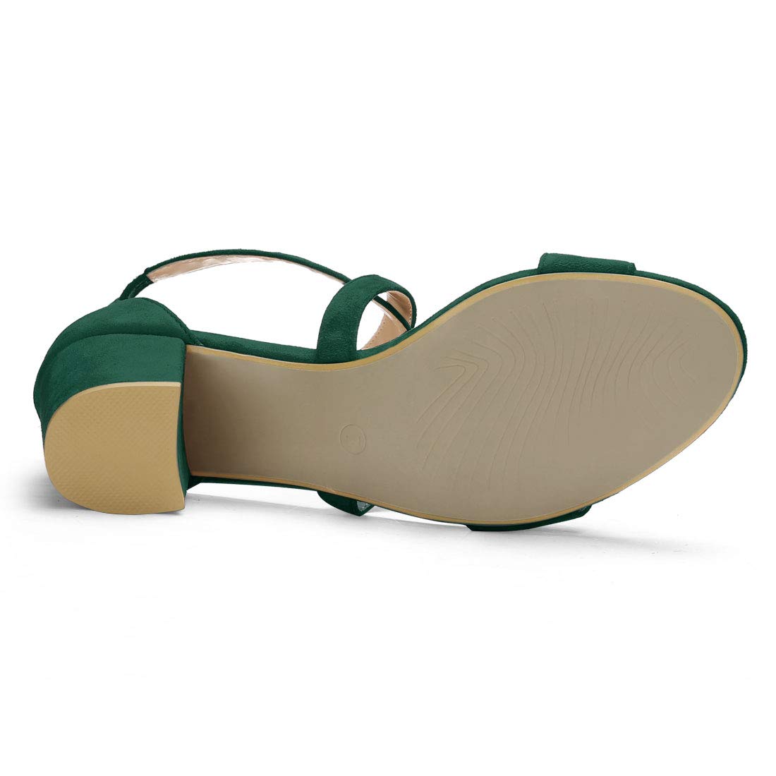 Sandales à Talon Carré Vert C