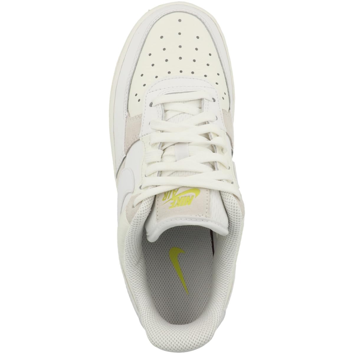 Nike Air Force 1 ’07 Femme Summit Blanc Jaune Opti I
