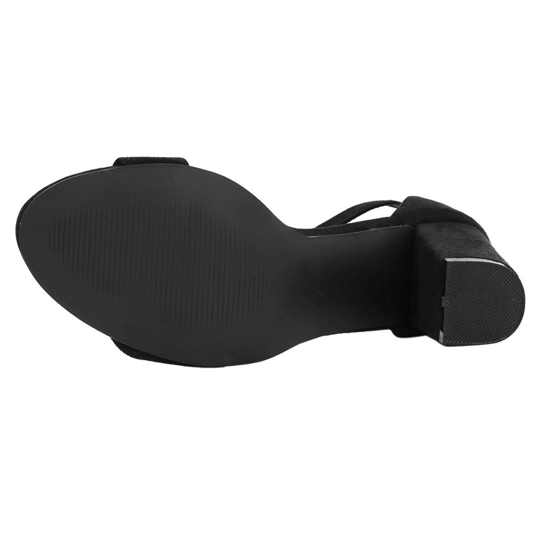 Sandales Femme à Bout Ouvert Noir B