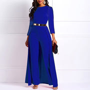 Combinaison Taille Haute Bleu Long E