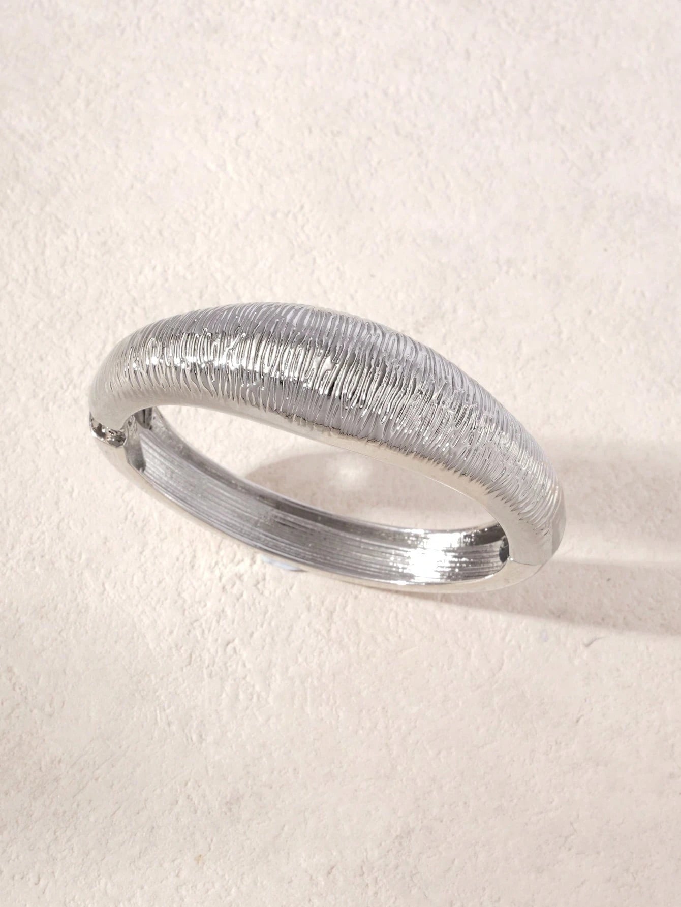 1 paire (2 pièces) Bracelets joncs en métal