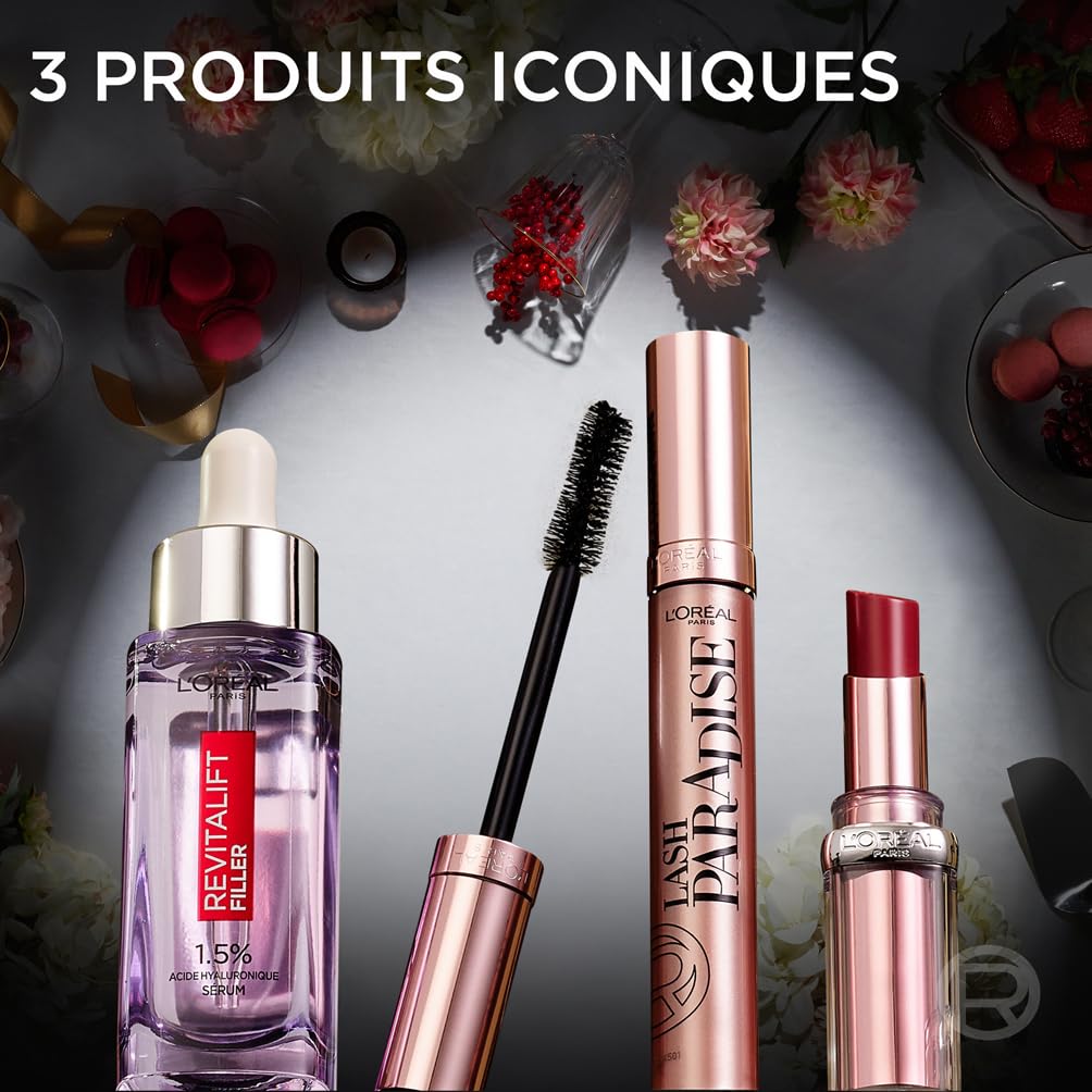 Coffret Cadeau Luxe - 3 Produits Soin & Maquillage  H