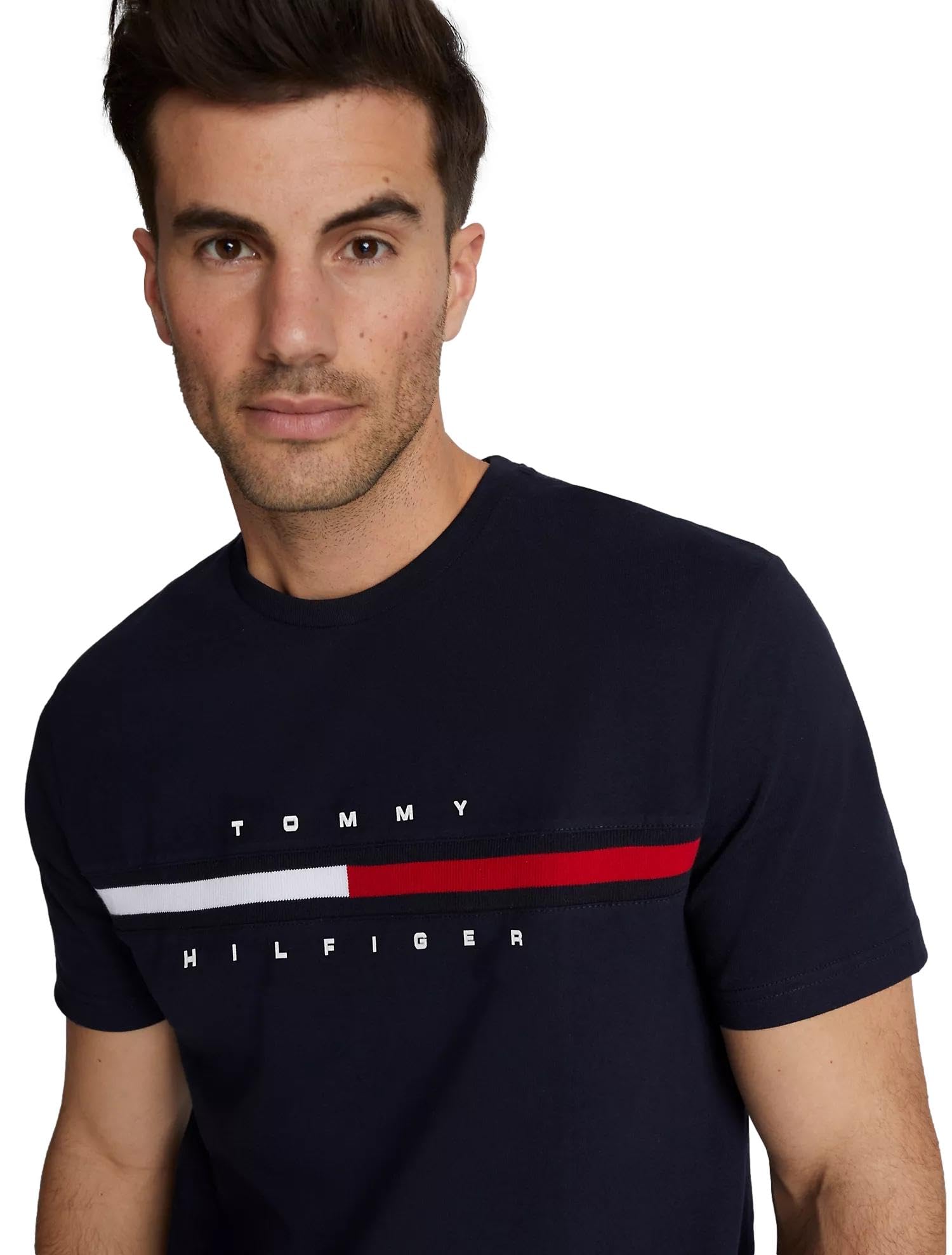 T-Shirt Tommy Hilfiger Bleu Marine Parfait F