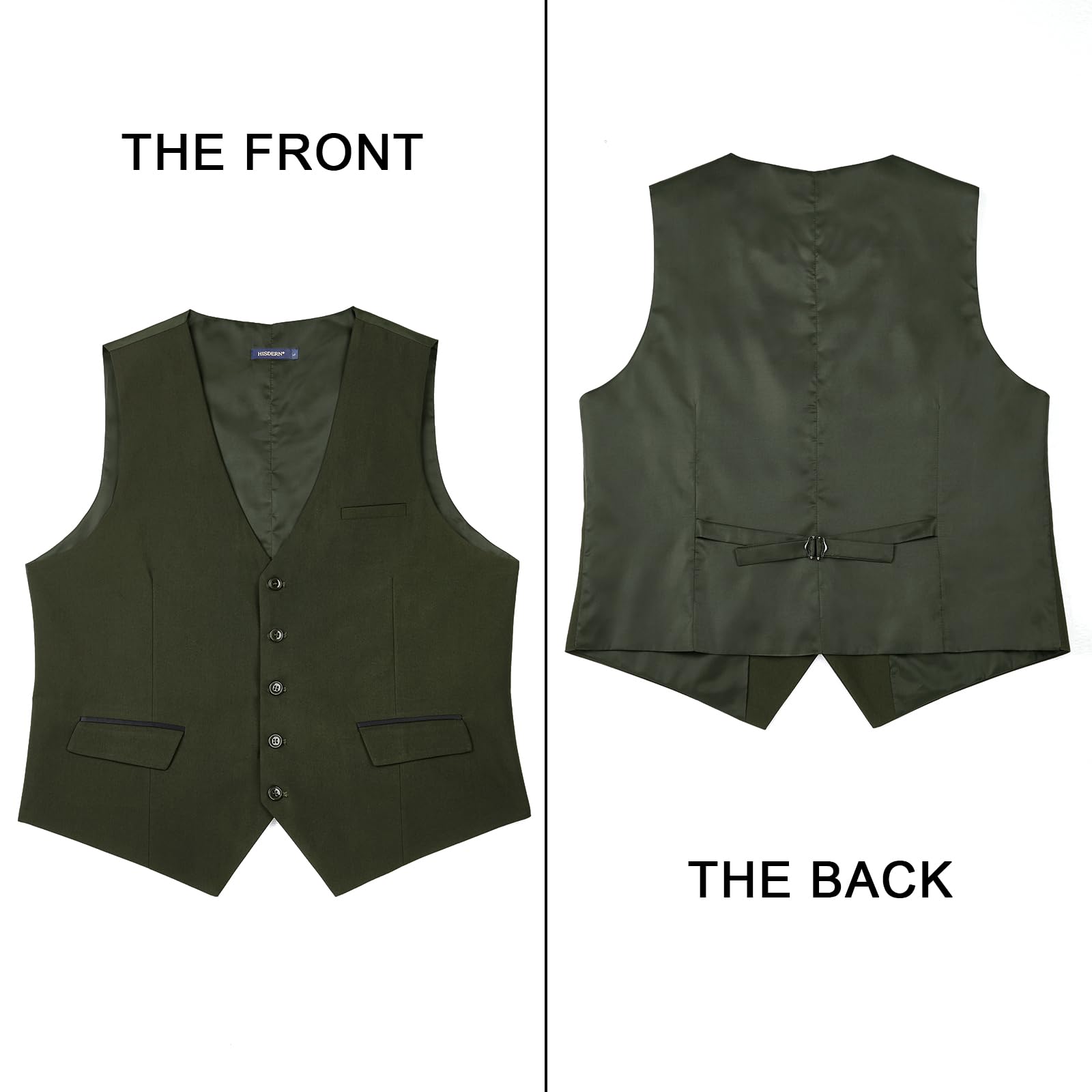 Gilet Costume Homme Gris Vert-2s Ardoise D