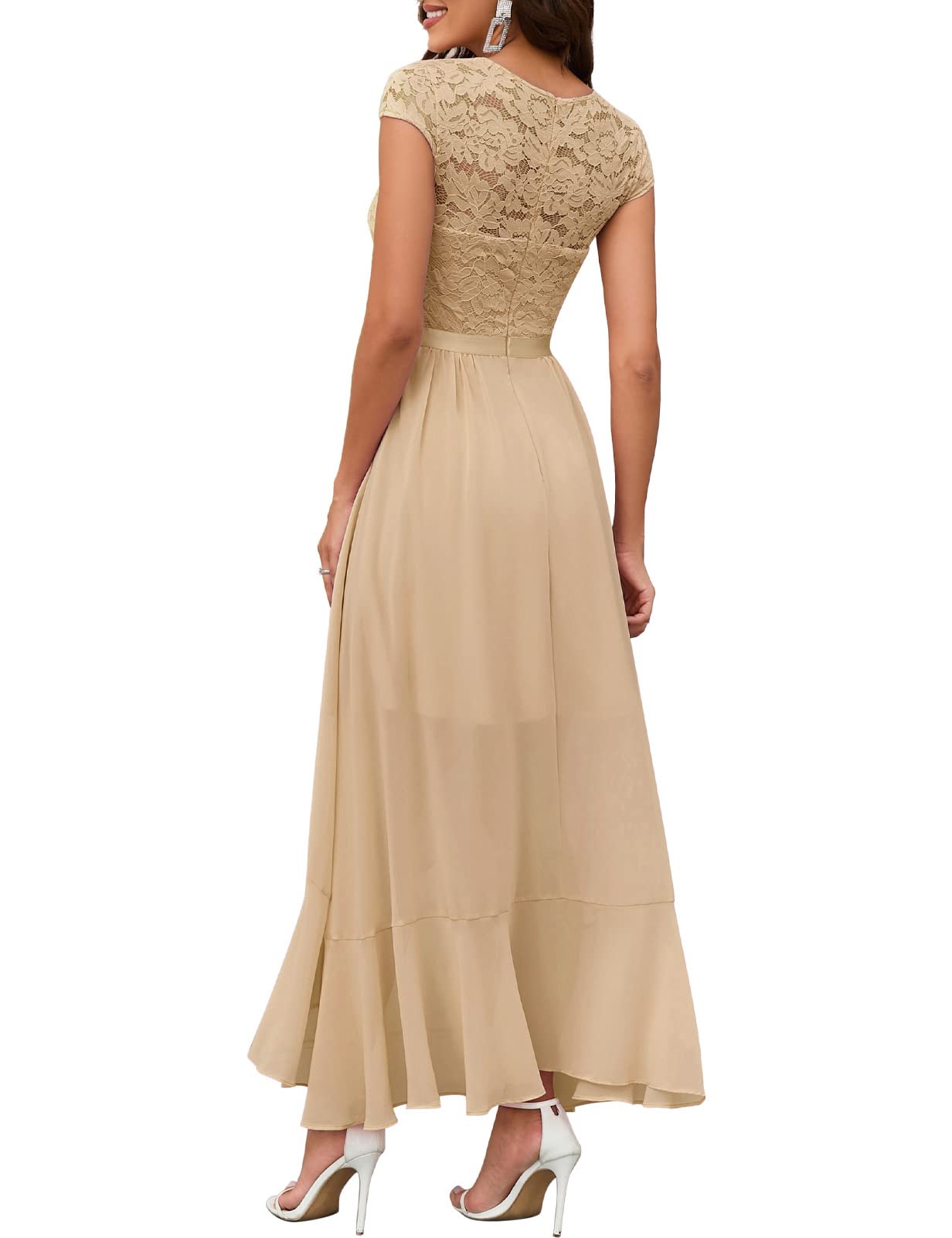Robe Longue de Soirée Champagne H