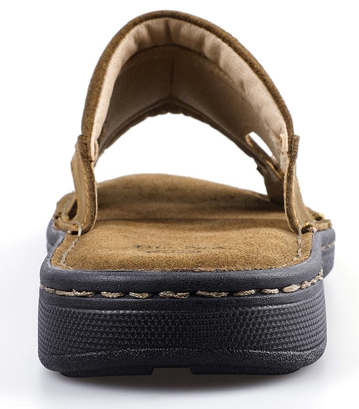 Sandales en Cuir Brun F