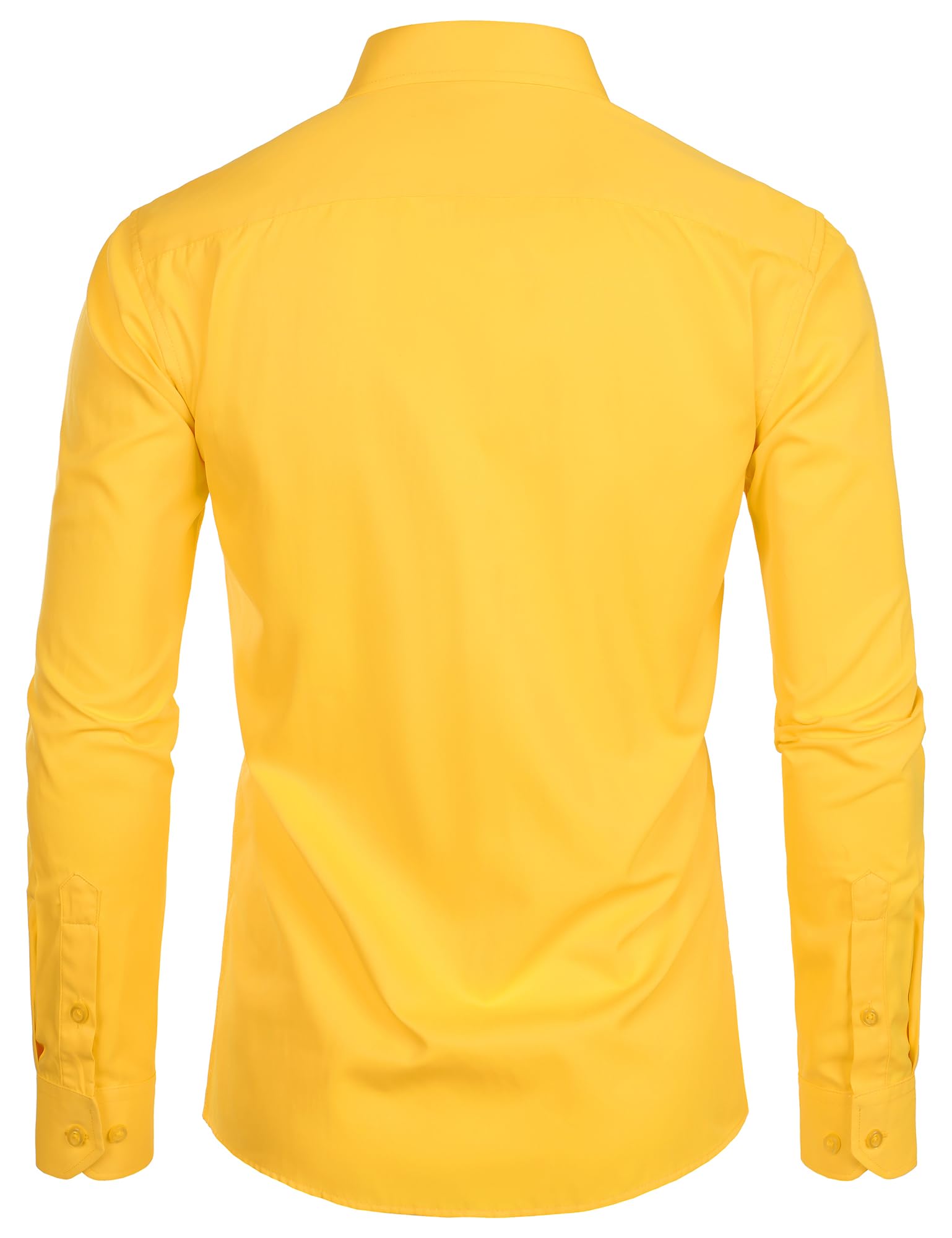 Chemise Homme Coupe Ajustée Jaune B
