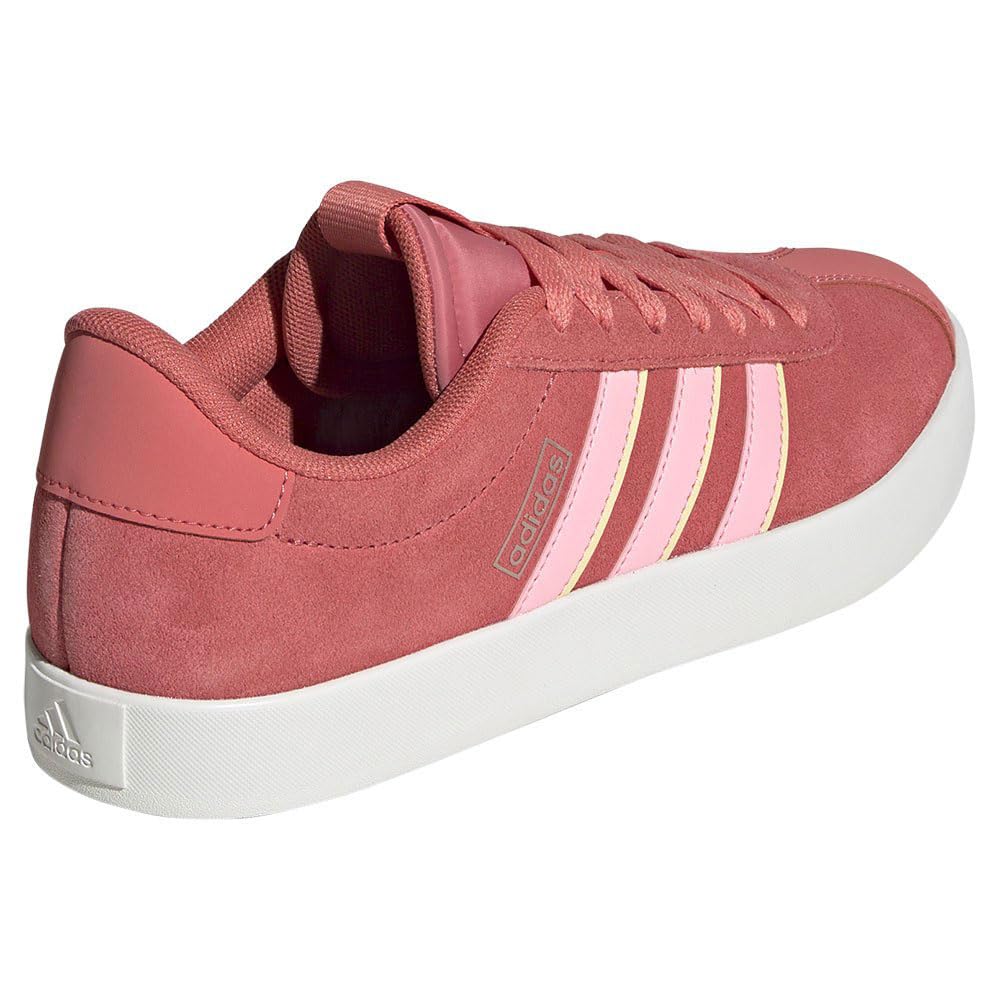Adidas VL Court 3.0 Femme Scarlet Pink Spark Almost Yellow F
