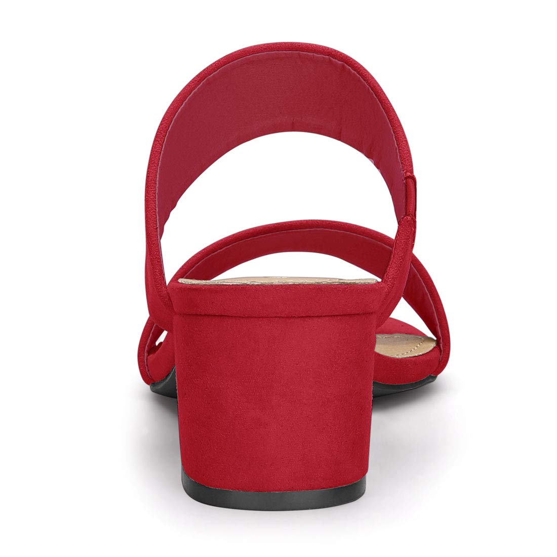 Sandales Femme Bout Ouvert Rouge E