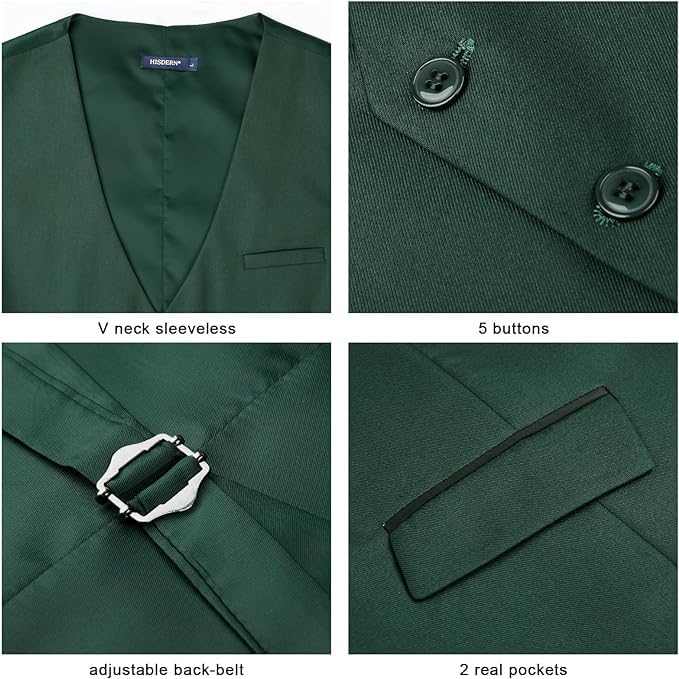 Gilet Costume Homme Gris Vert-1s Ardoise D