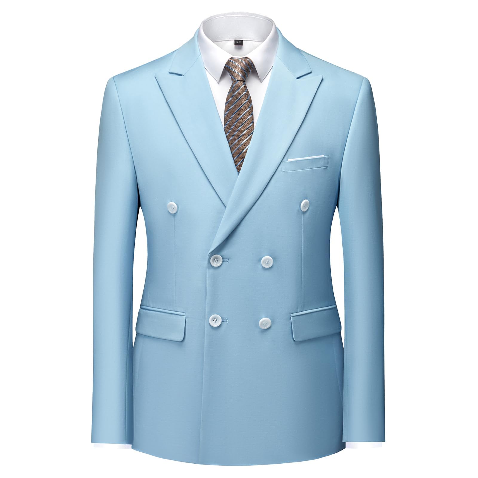 Costume Homme 2 Pièces Bleu Clair I