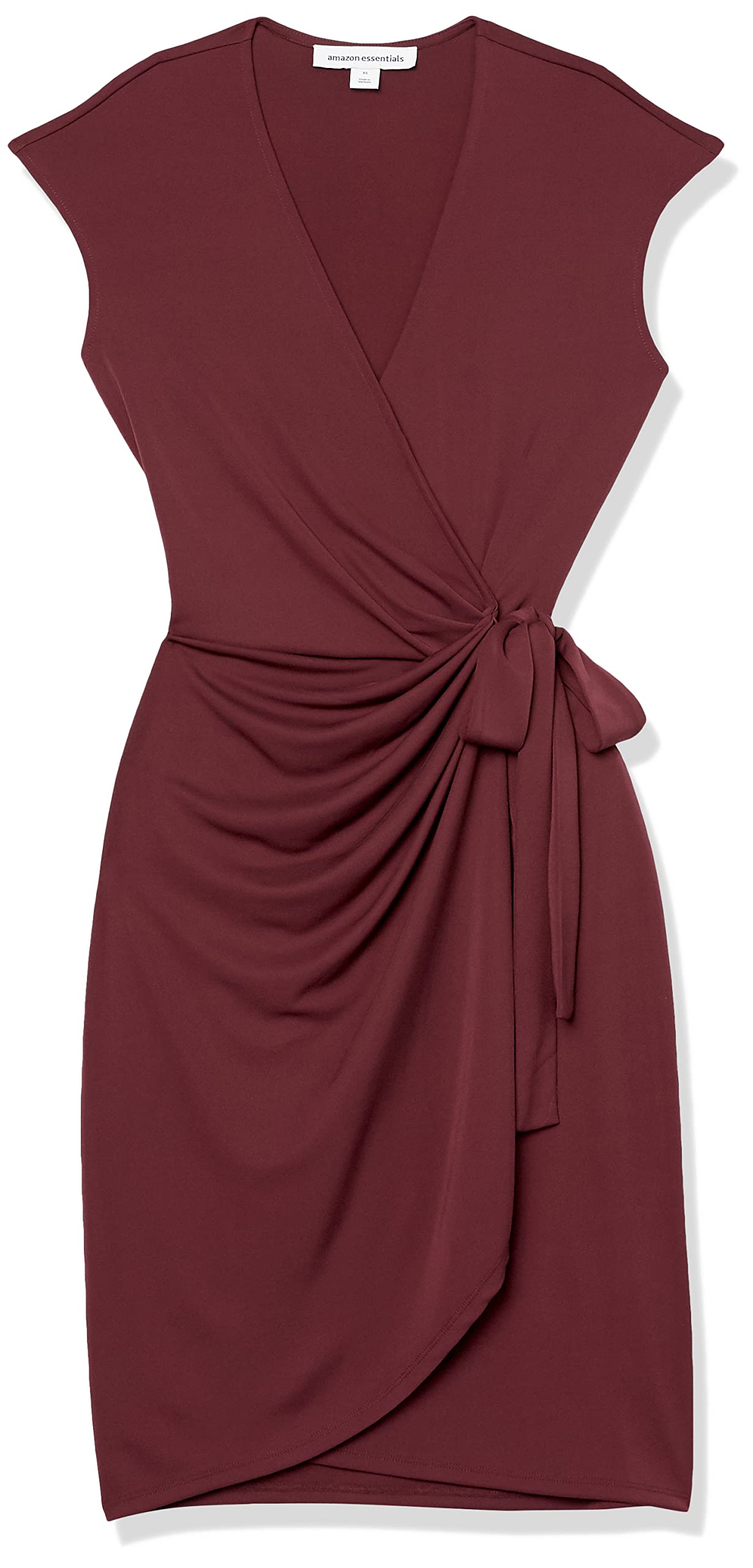 Robe Cache-cœur Bordeaux B