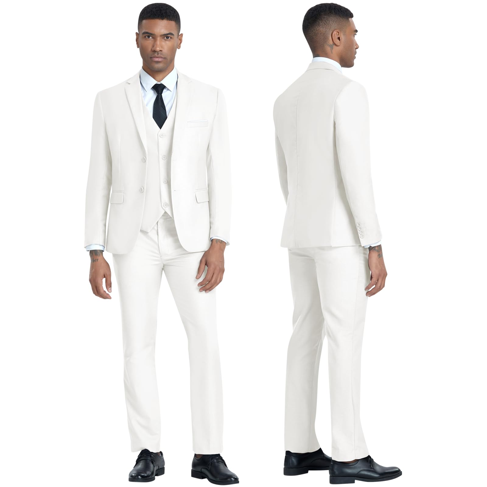 Costume Homme 3 Pièces Ivoire H