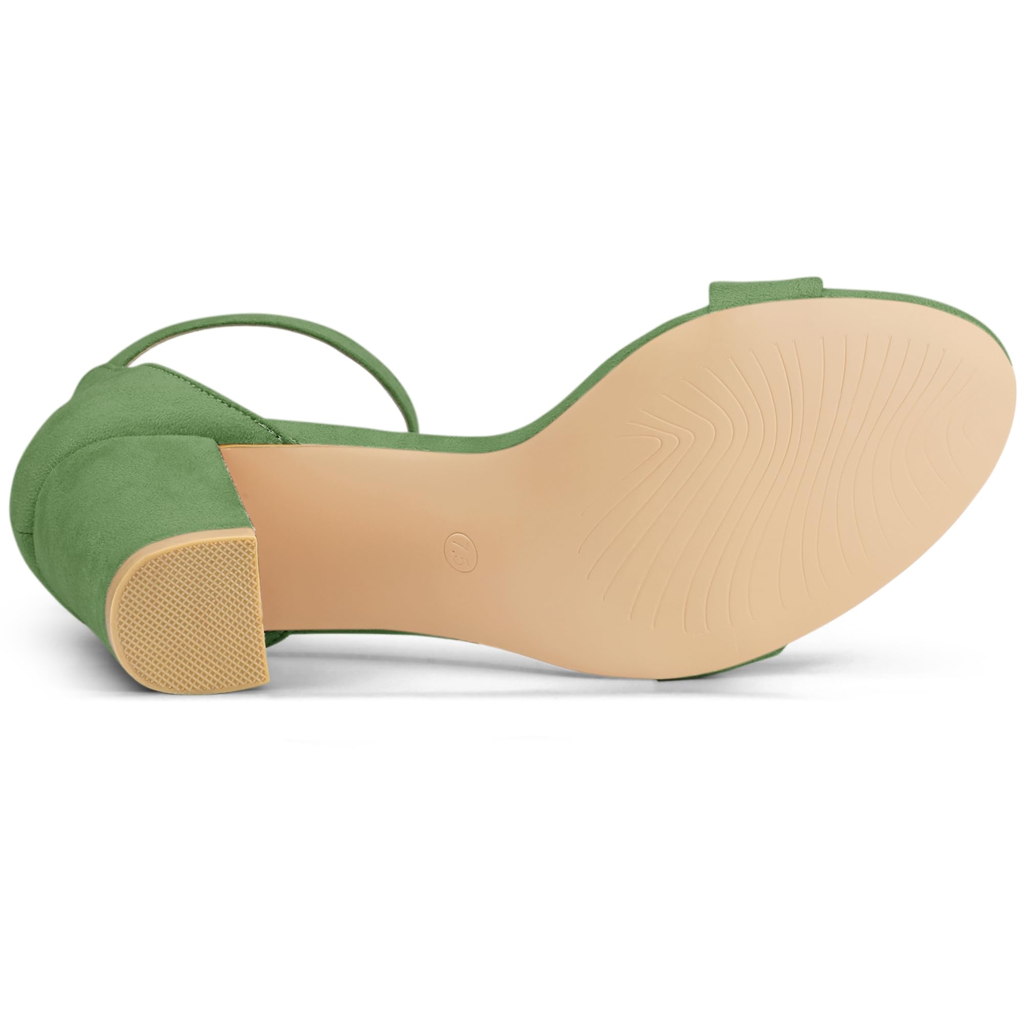 Sandales Femme à Bout Ouvert Vert Olive B