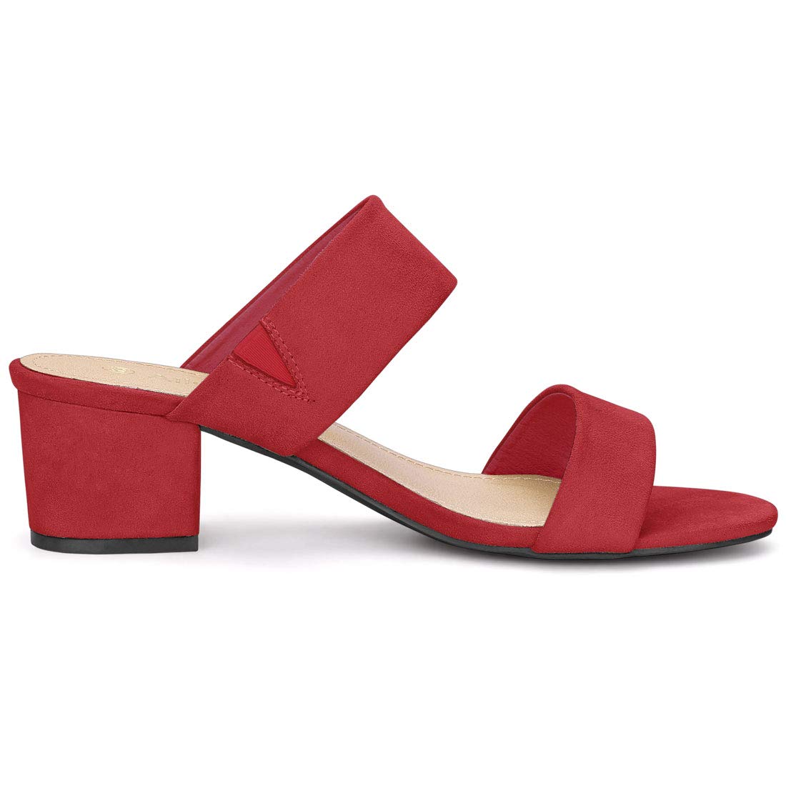 Sandales Femme Bout Ouvert Rouge E