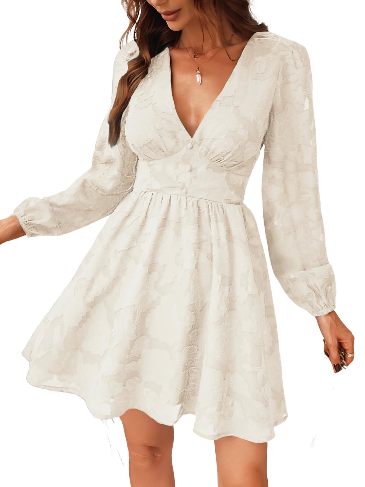 Mini Robe Femme Blanc D