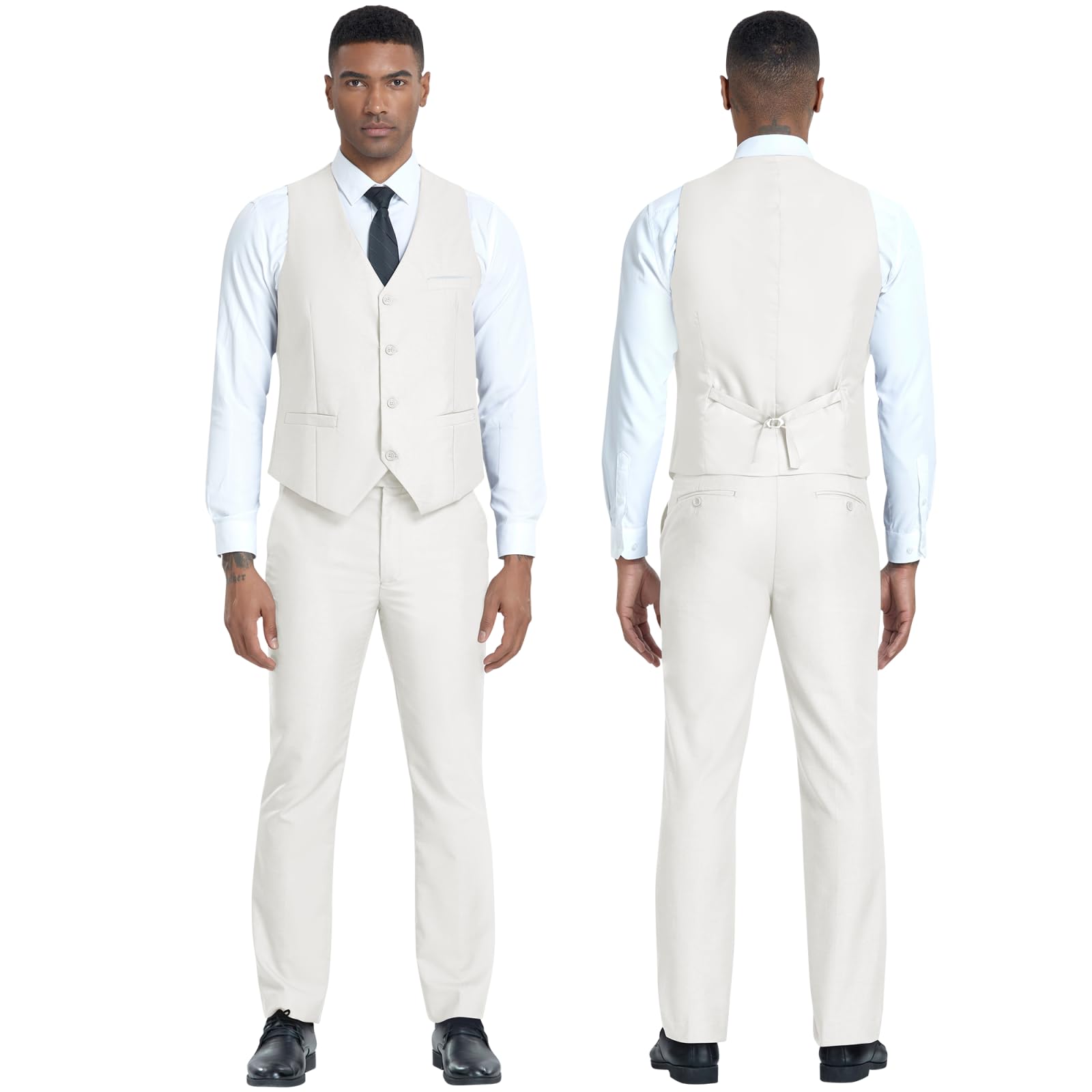 Costume Homme 3 Pièces Ivoire H