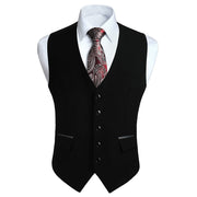 Gilet Costume Homme Noir D