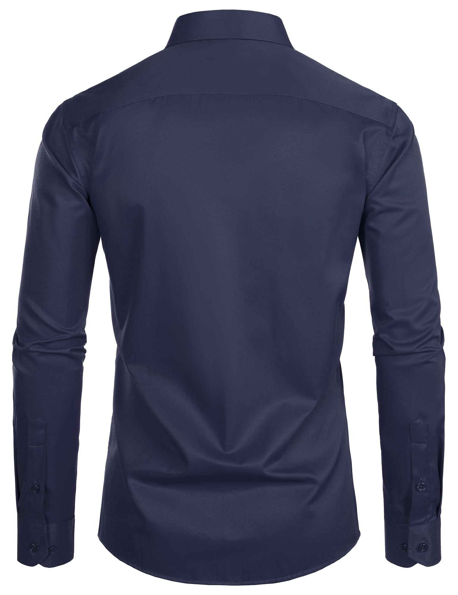 Chemise Homme Coupe Ajustée Bleu Marine B