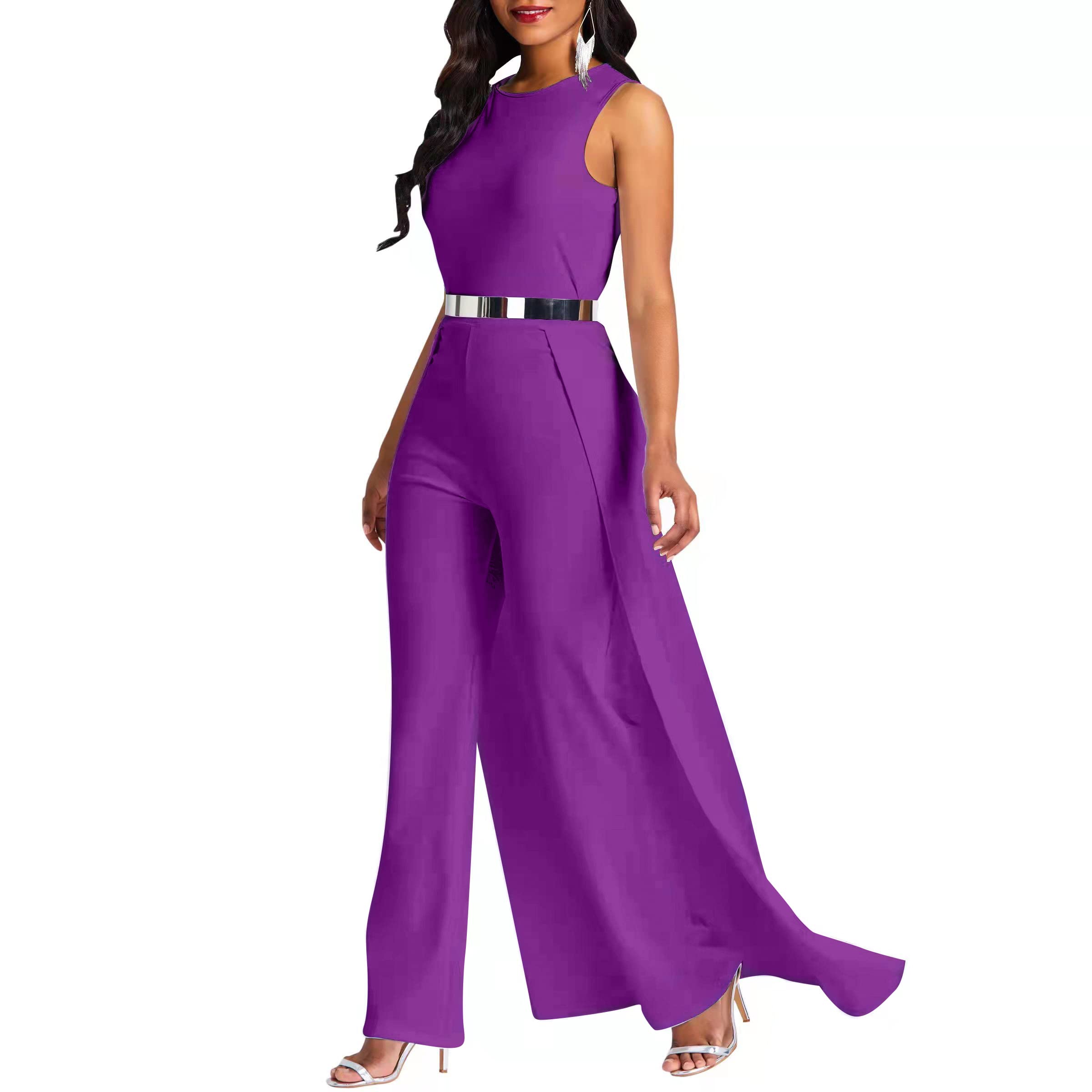 Combinaison Taille Haute Violet E