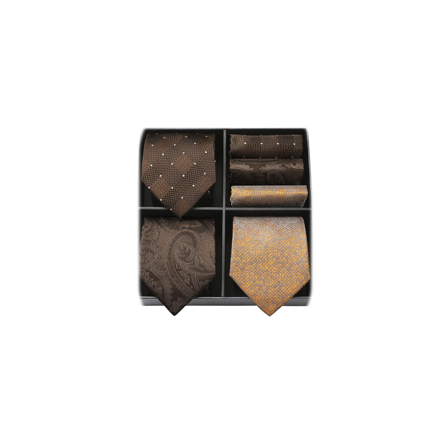 Lot 3 PCS Cravates Homme 4HT-1S E