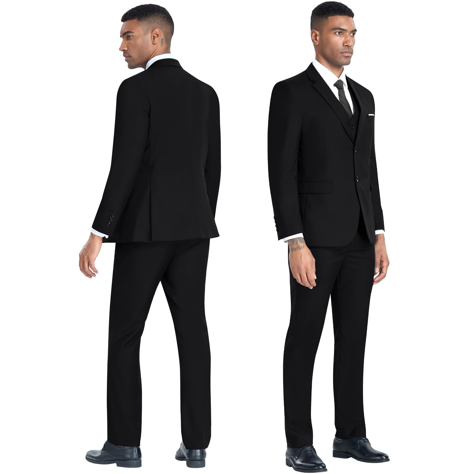 Costume Homme 3 Pièces Noir H