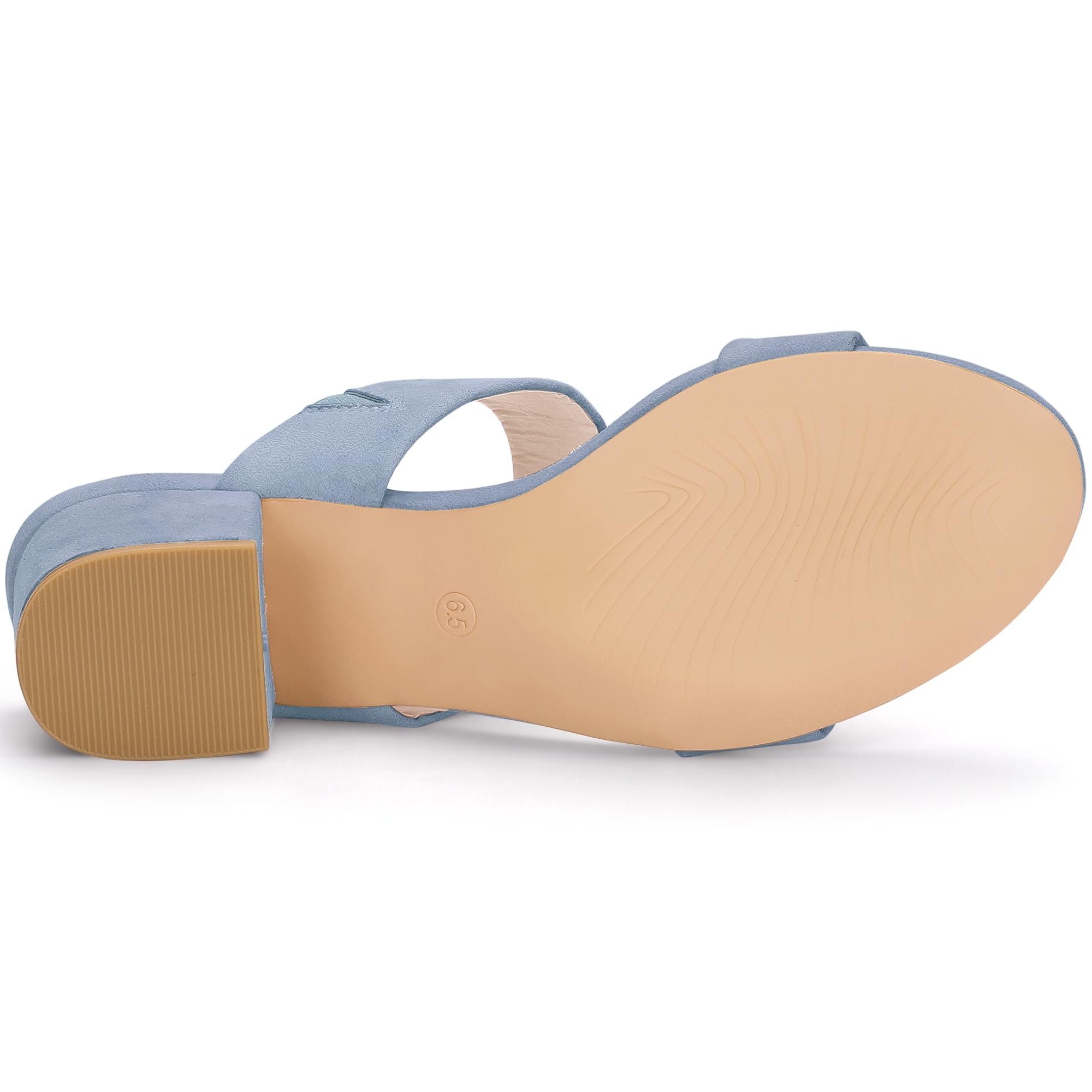 Sandales Femme Bout Ouvert Dunstblau E