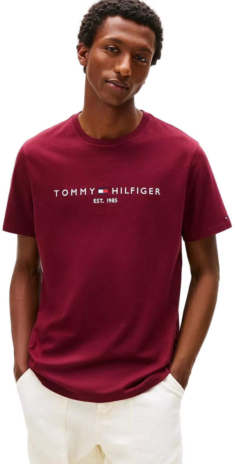 T-Shirt Tommy Hilfiger Deep Rouge F