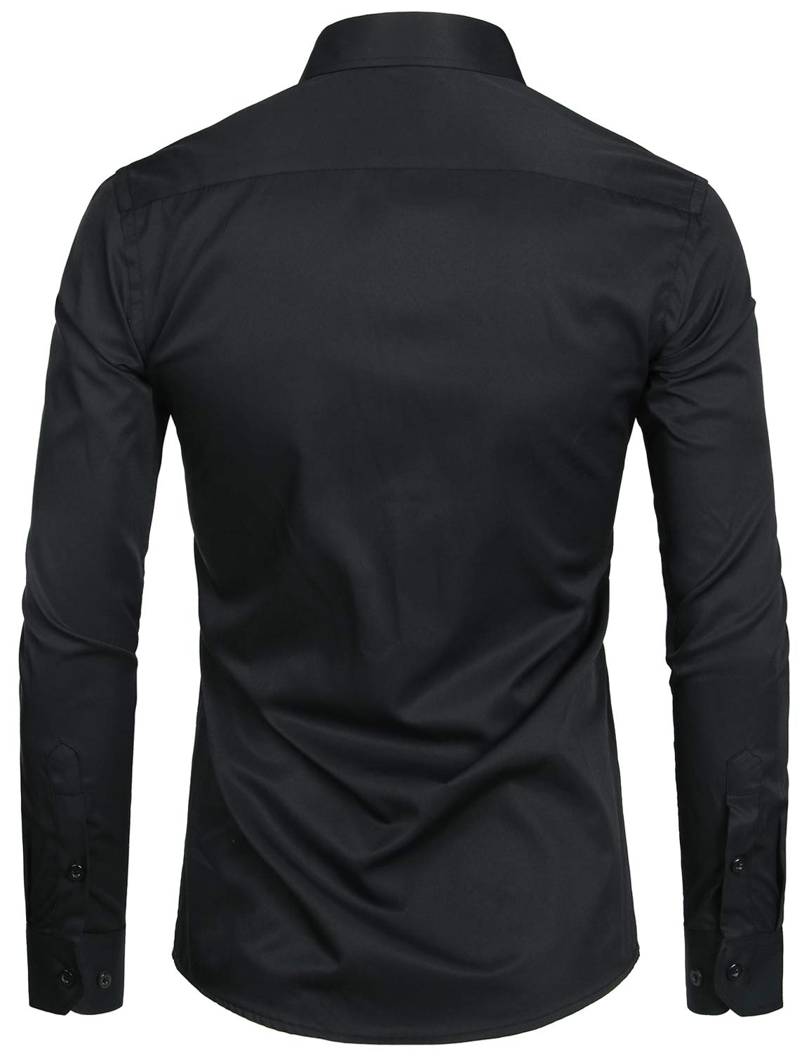 Chemise Homme Coupe Ajustée Noir B