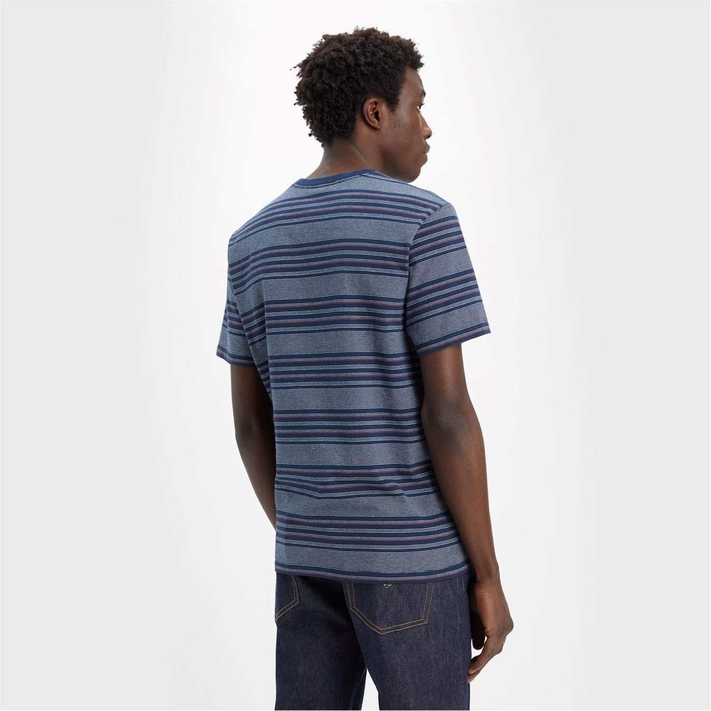 T-Shirt Levi’s Original Collum Strip Dress Blues H