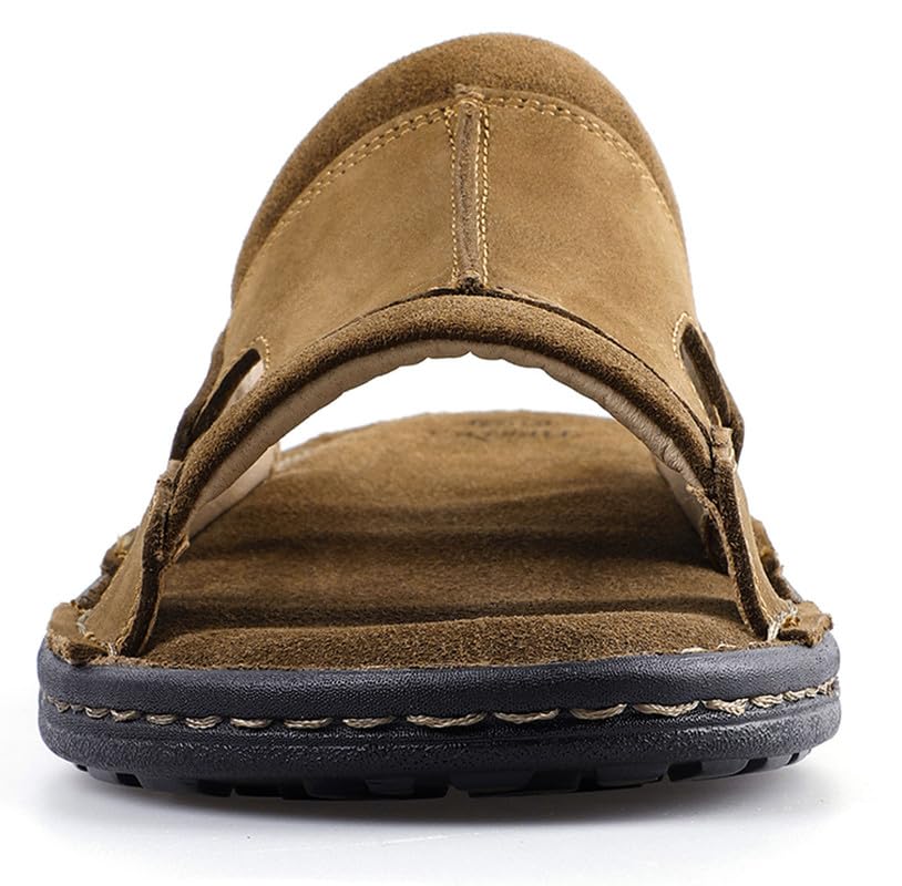 Sandales en Cuir Brun F