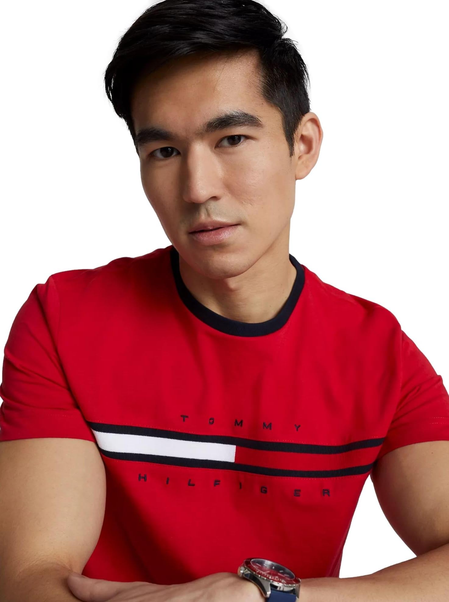 T-Shirt Tommy Hilfiger Rouge F