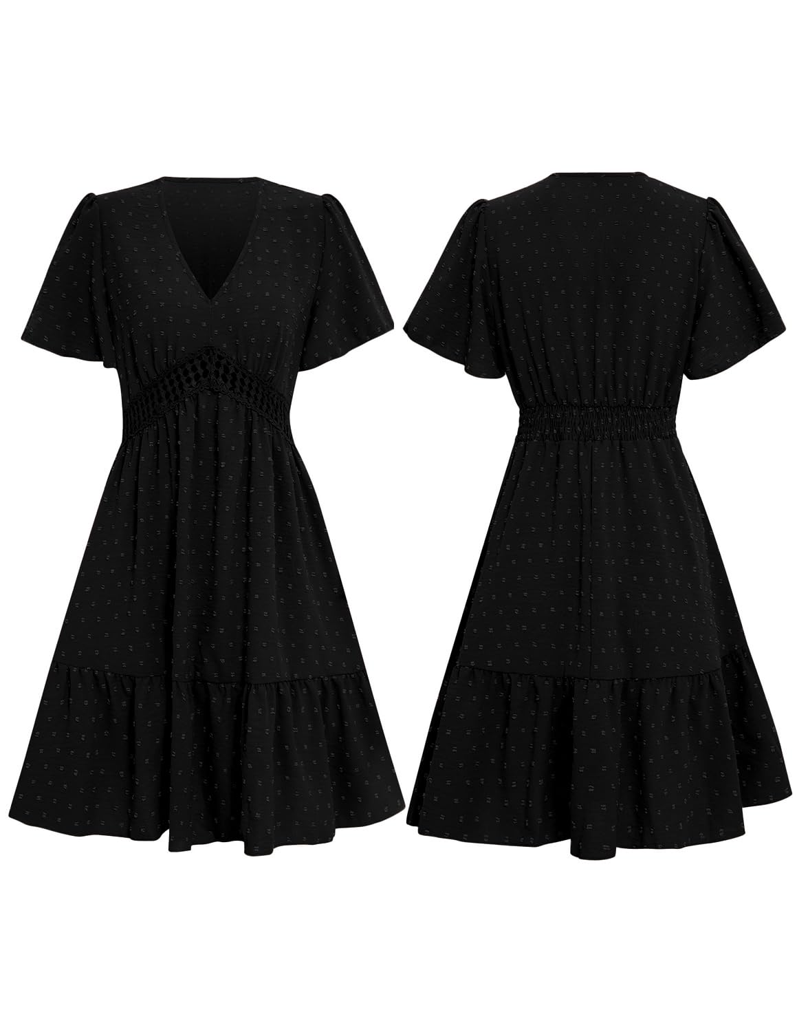 Robe d’Été Femme A-Noir-1 I