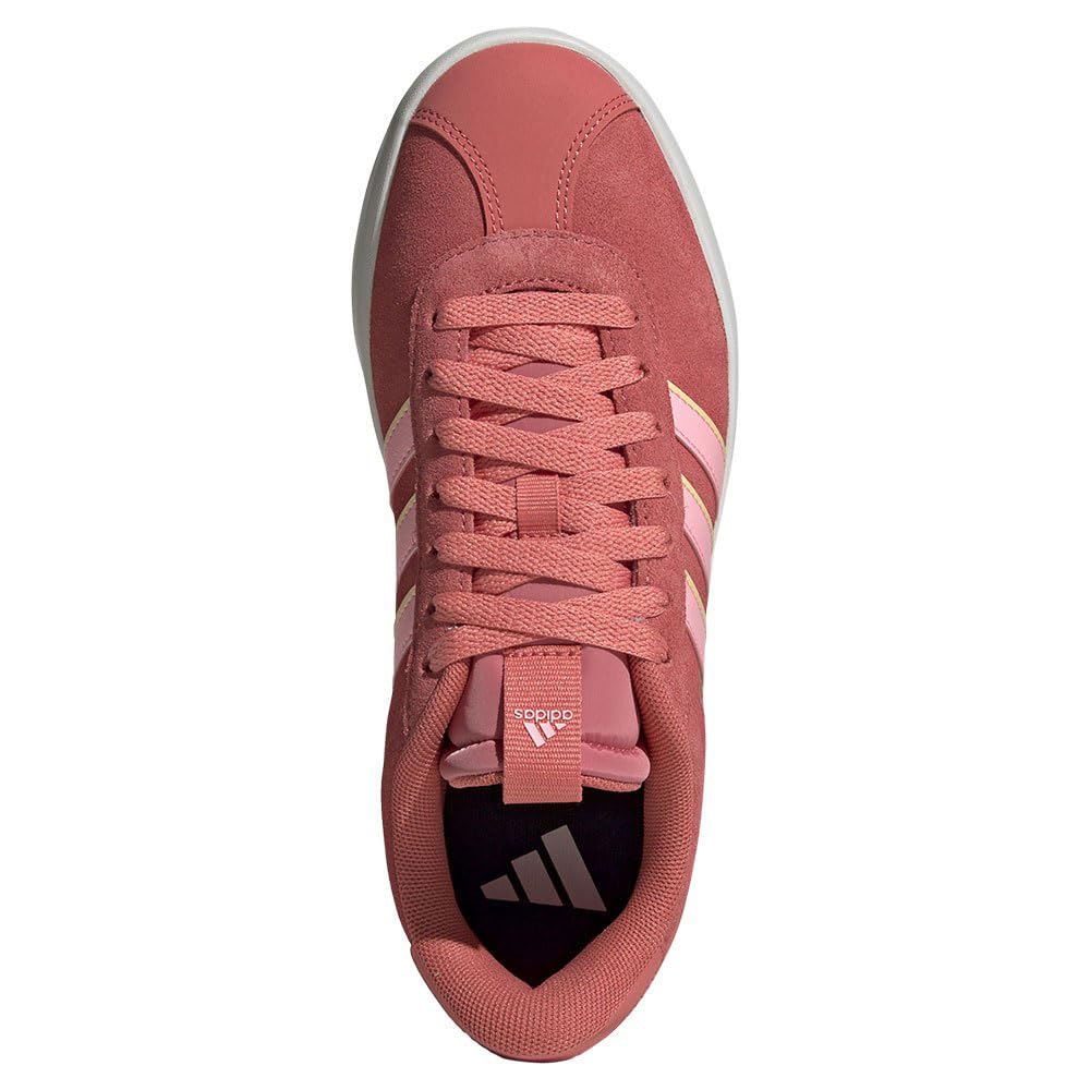 Adidas VL Court 3.0 Femme Scarlet Pink Spark Almost Yellow F