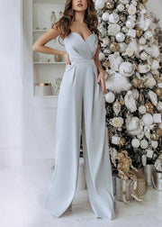 Combinaison Longue Sans Manches J Gris G