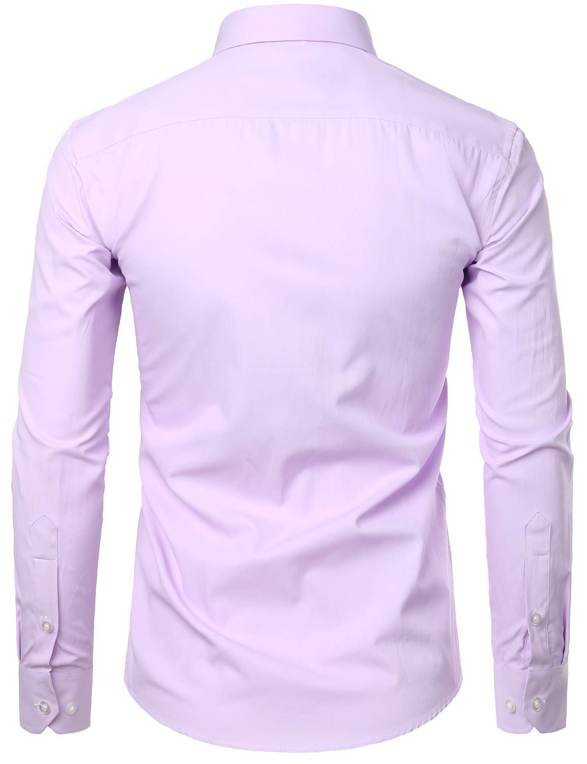 Chemise Homme Coupe Ajustée Lavande Micro Sergé B