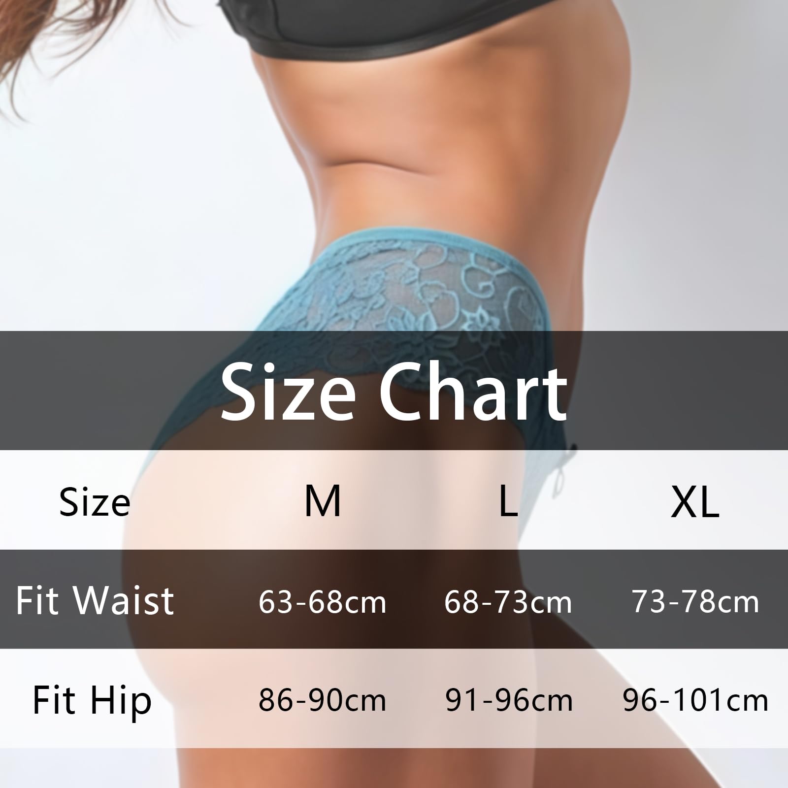 Culottes Dentelle Lot de 6 Mélangées C