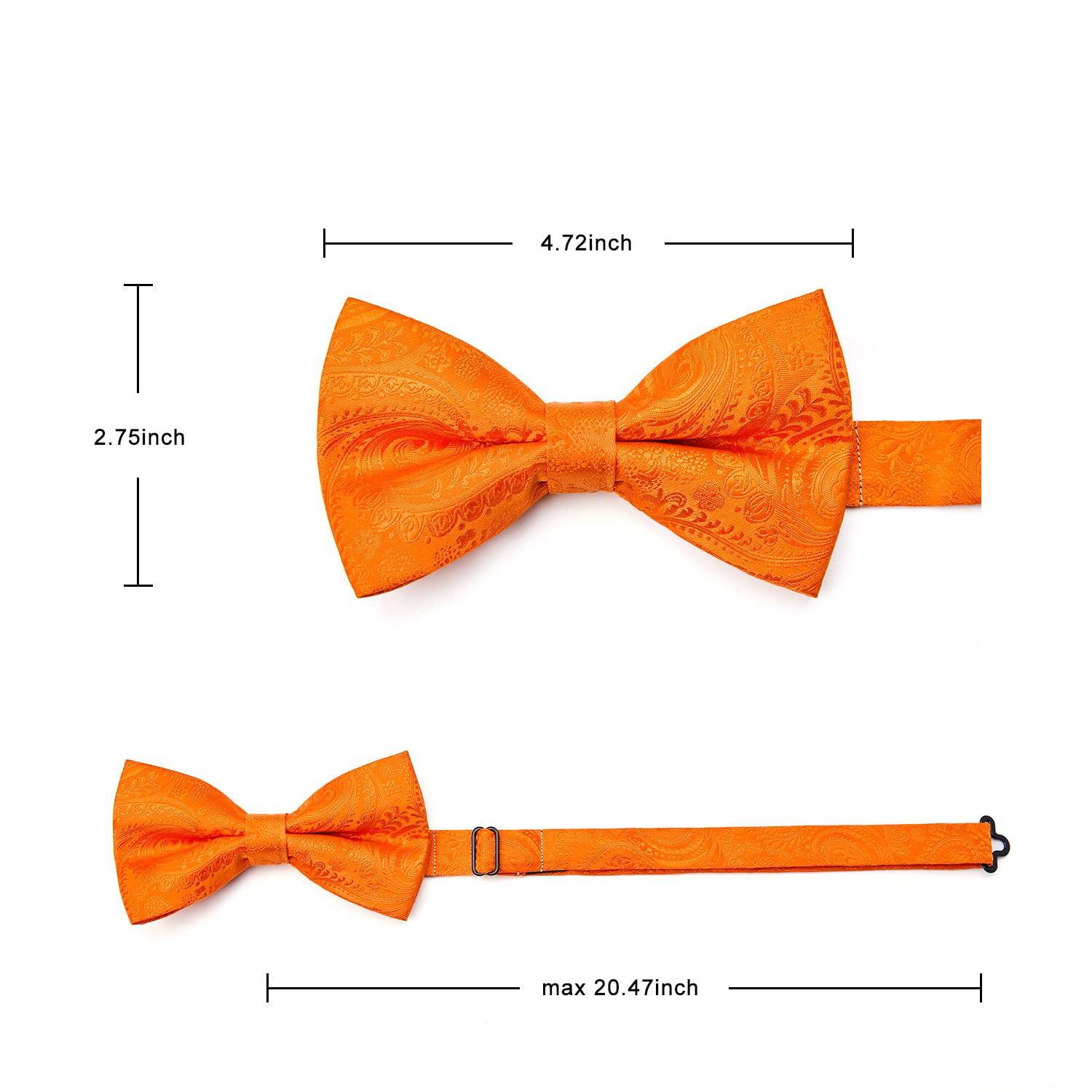 Nœud Papillon G Orange-2 G