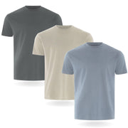 Lot de T-Shirts Homme FM London 3 unités Pierre Bleu Ardoise G
