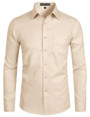 Chemise Homme Coupe Ajustée Beige B