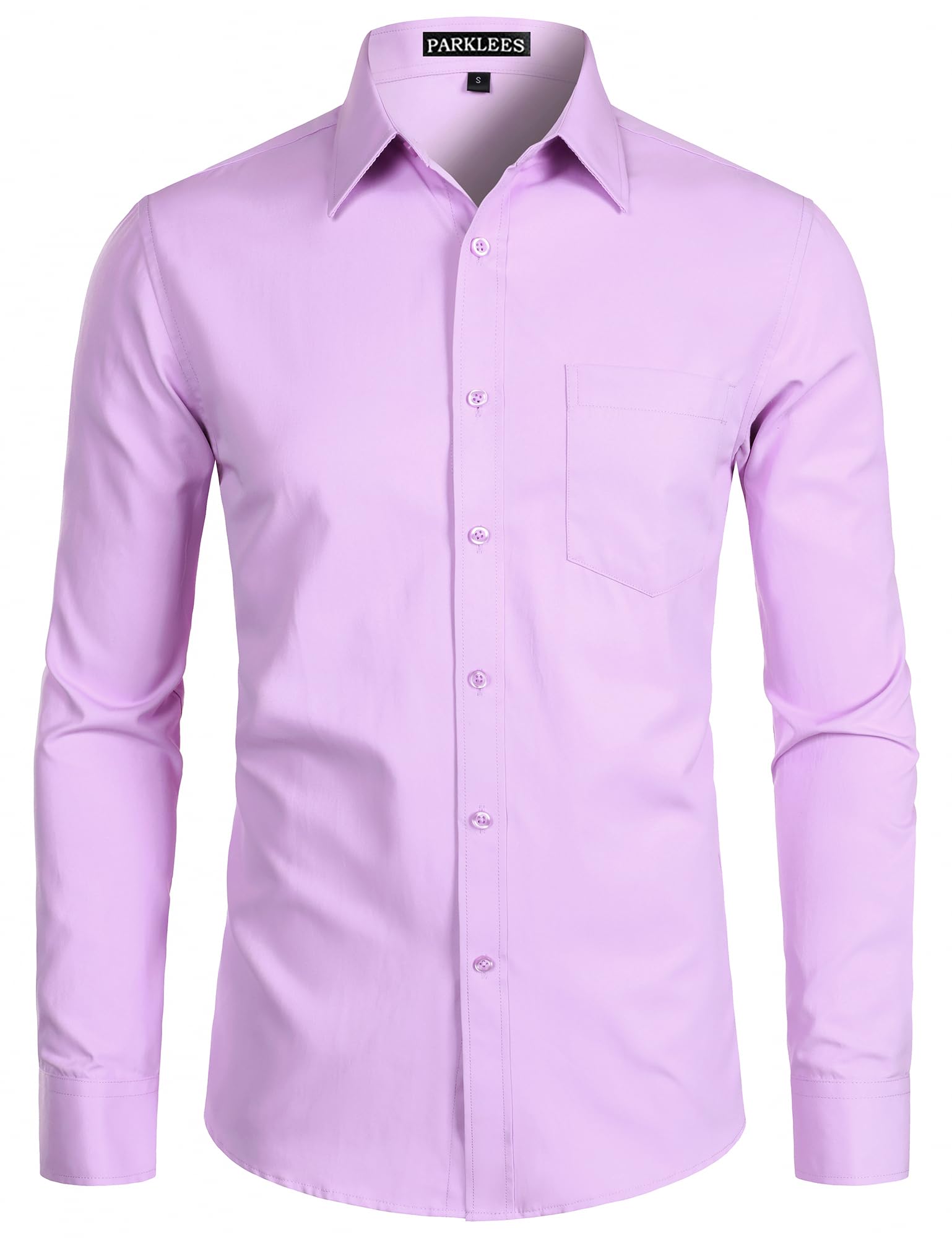 Chemise Homme Coupe Ajustée Violet Clair B