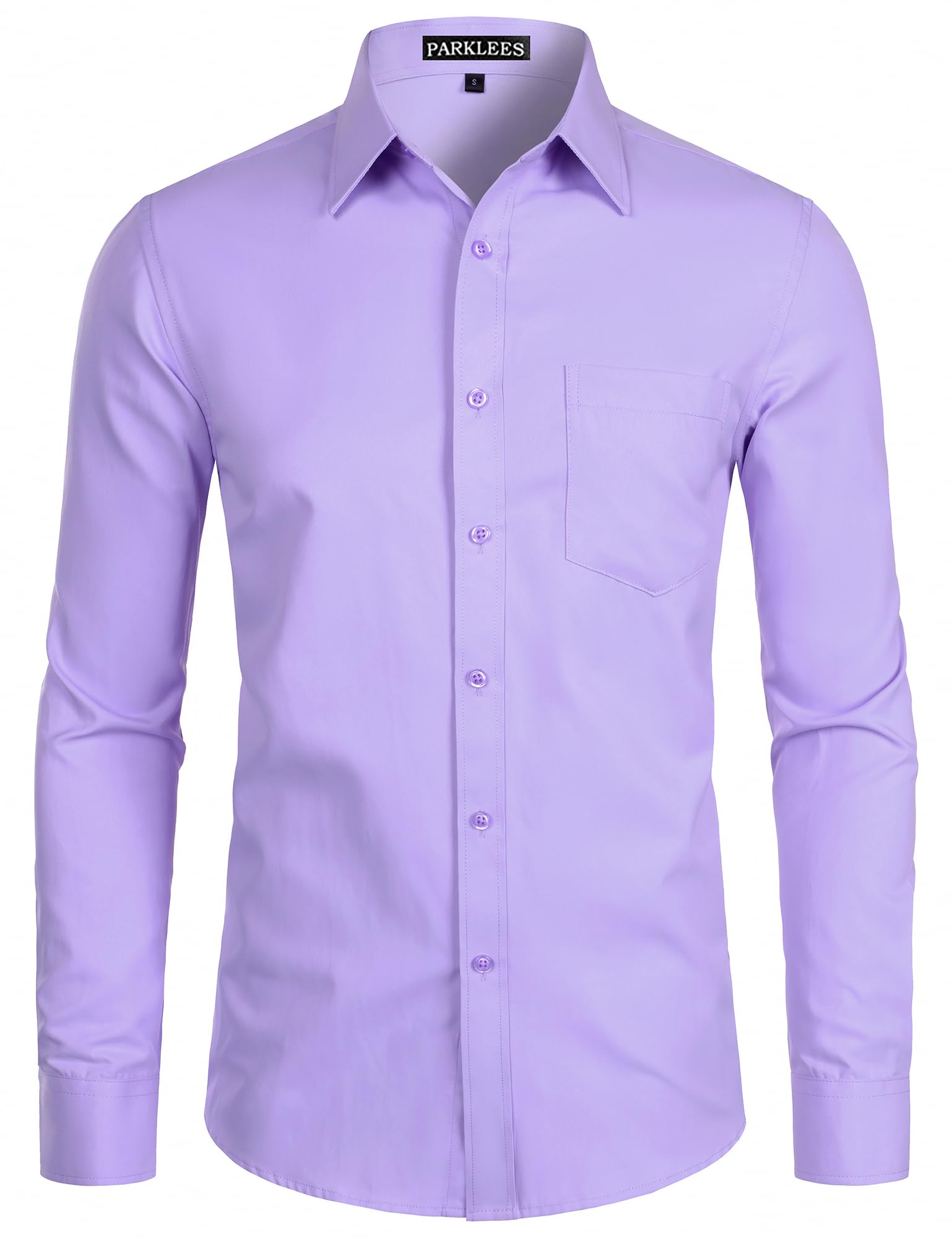 Chemise Homme Coupe Ajustée Violet Lavande B