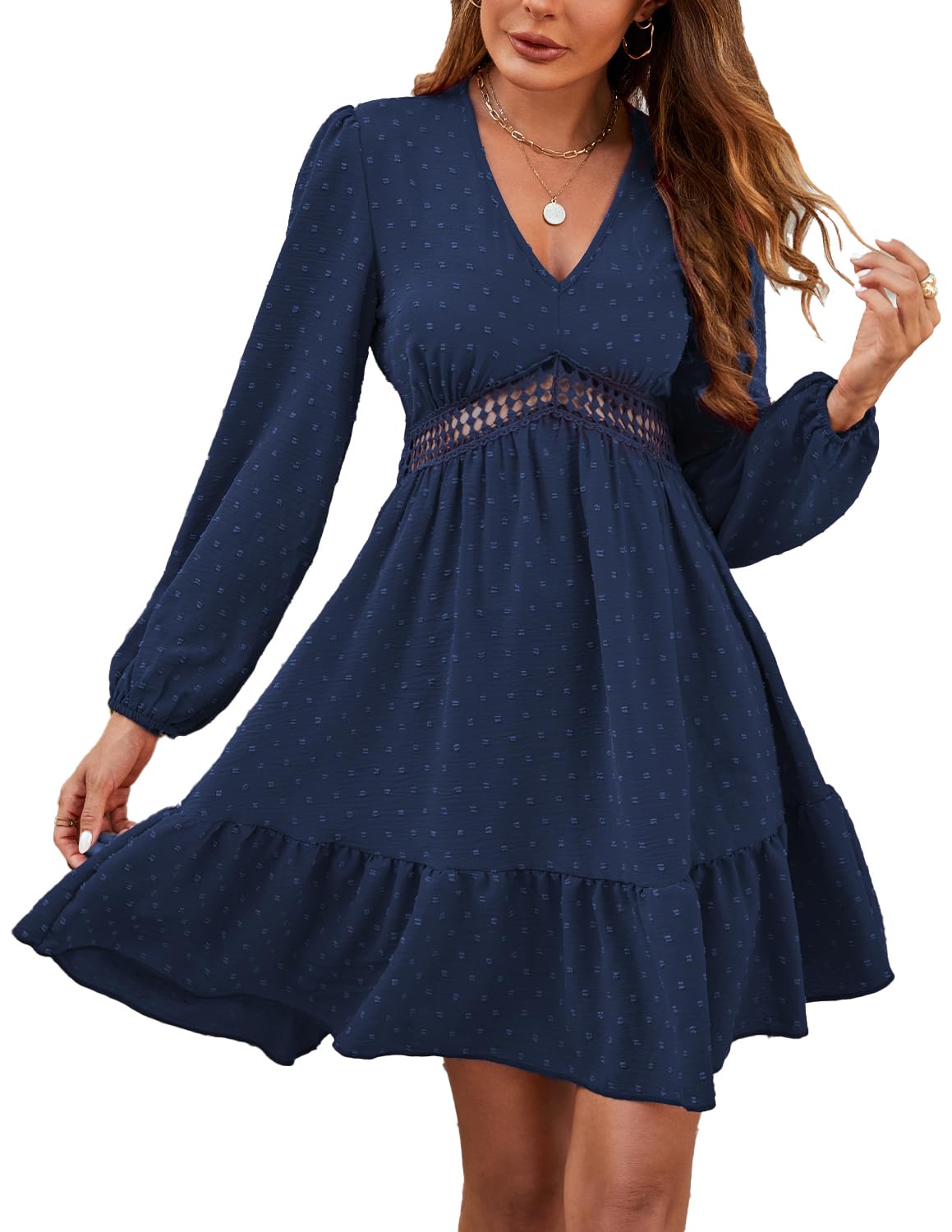 Robe d’Été Femme C-Bleu I