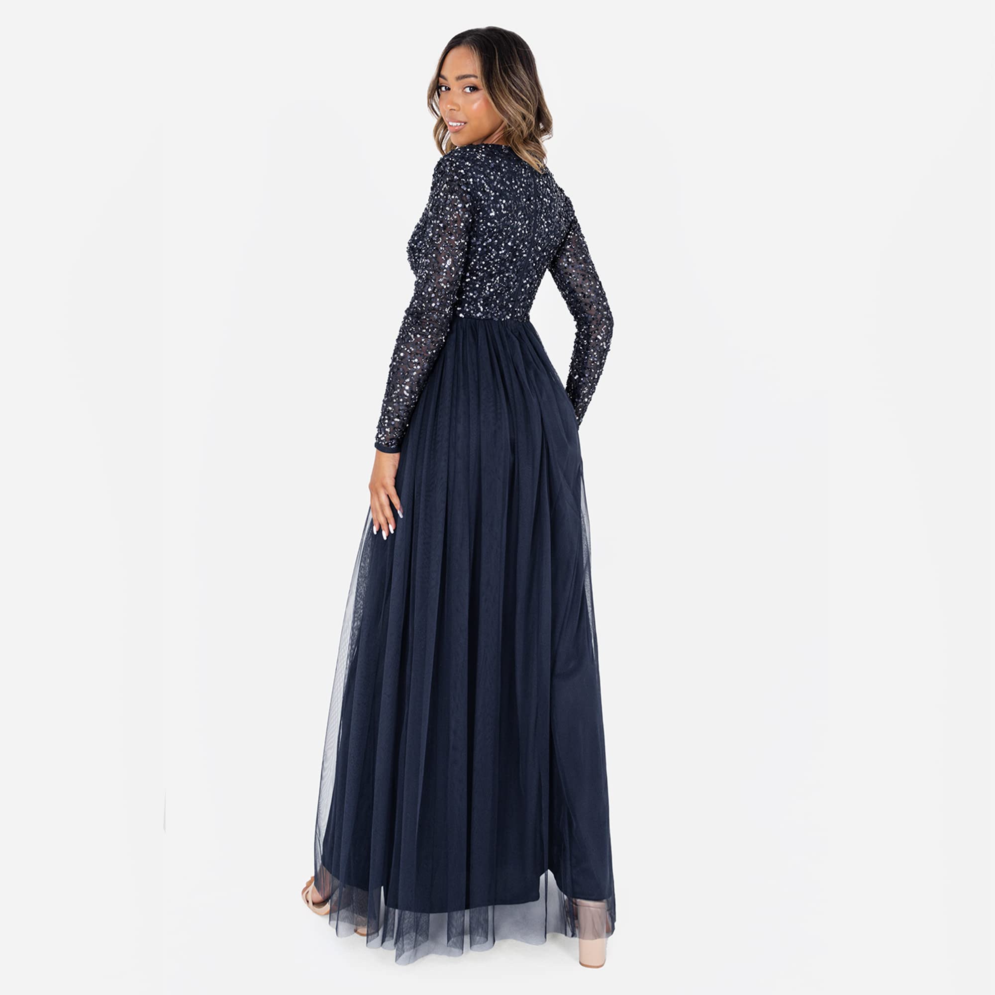 Robe Demoiselle d’Honneur Bleu Marine C