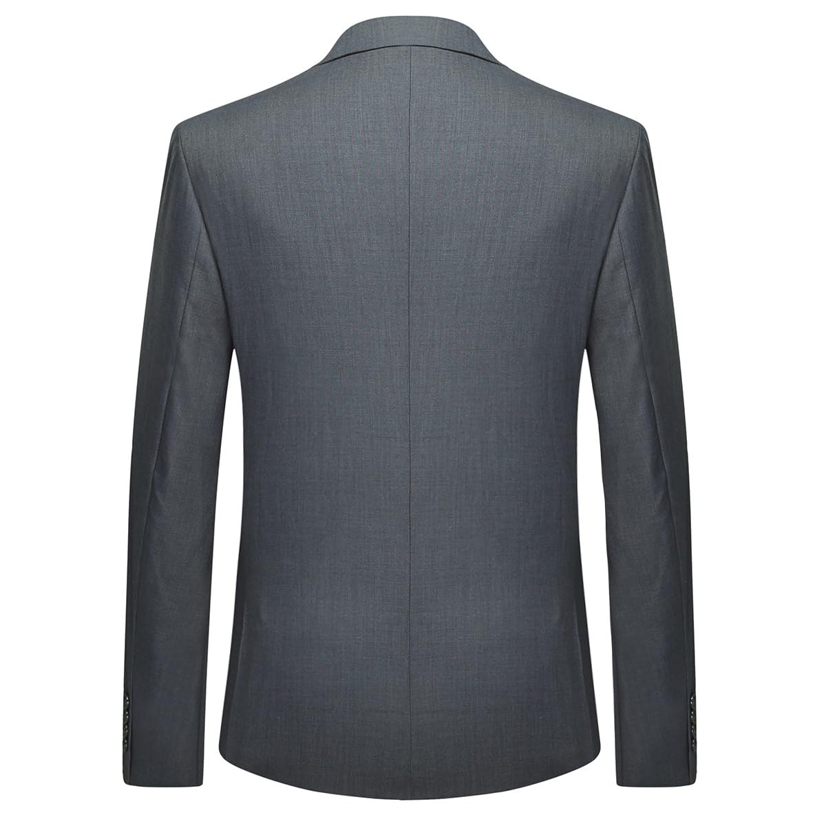 Costume Homme Slim Fit Deux Pièces Deux Boutons Gris Foncé A