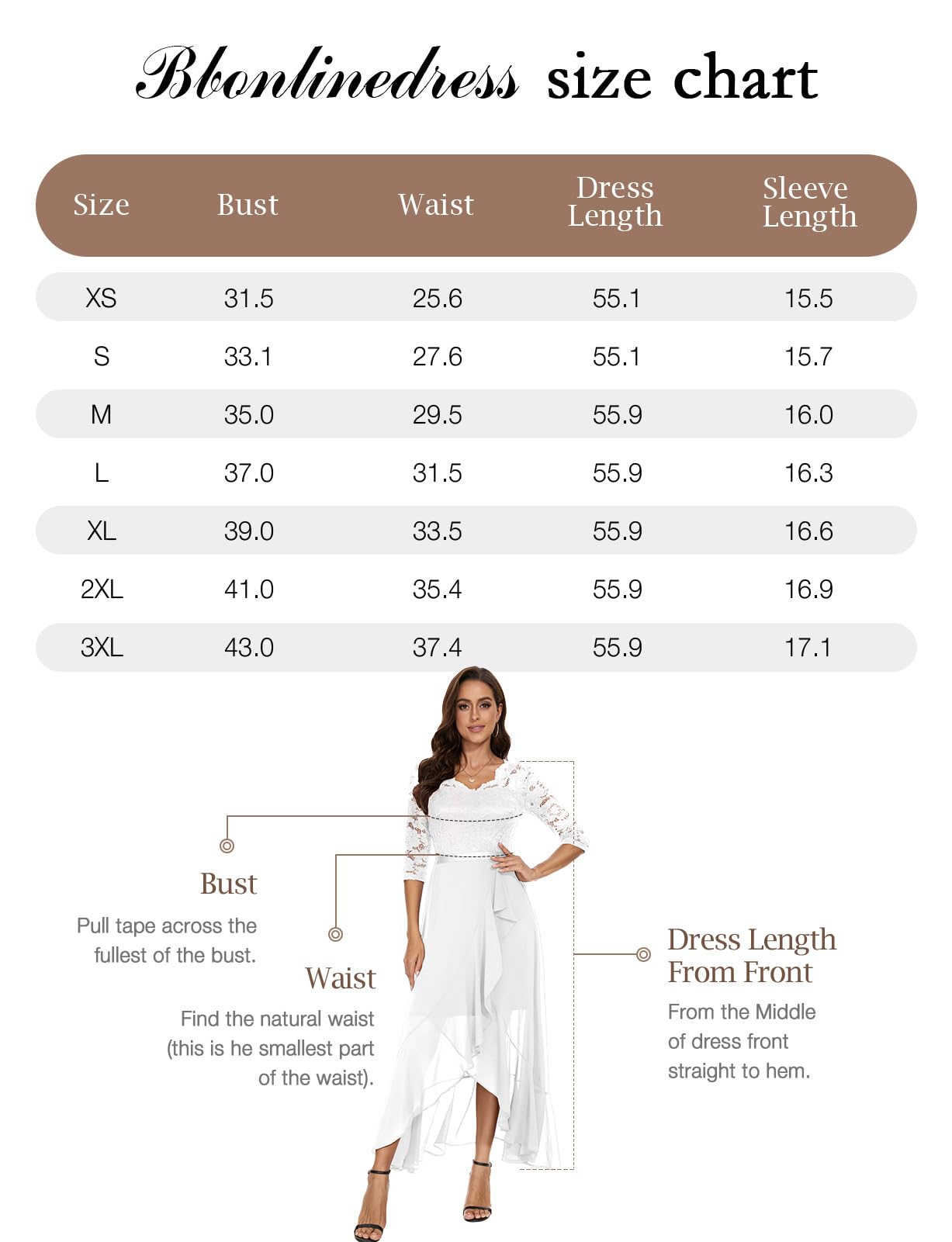 Robe Longue de Soirée Blanc H