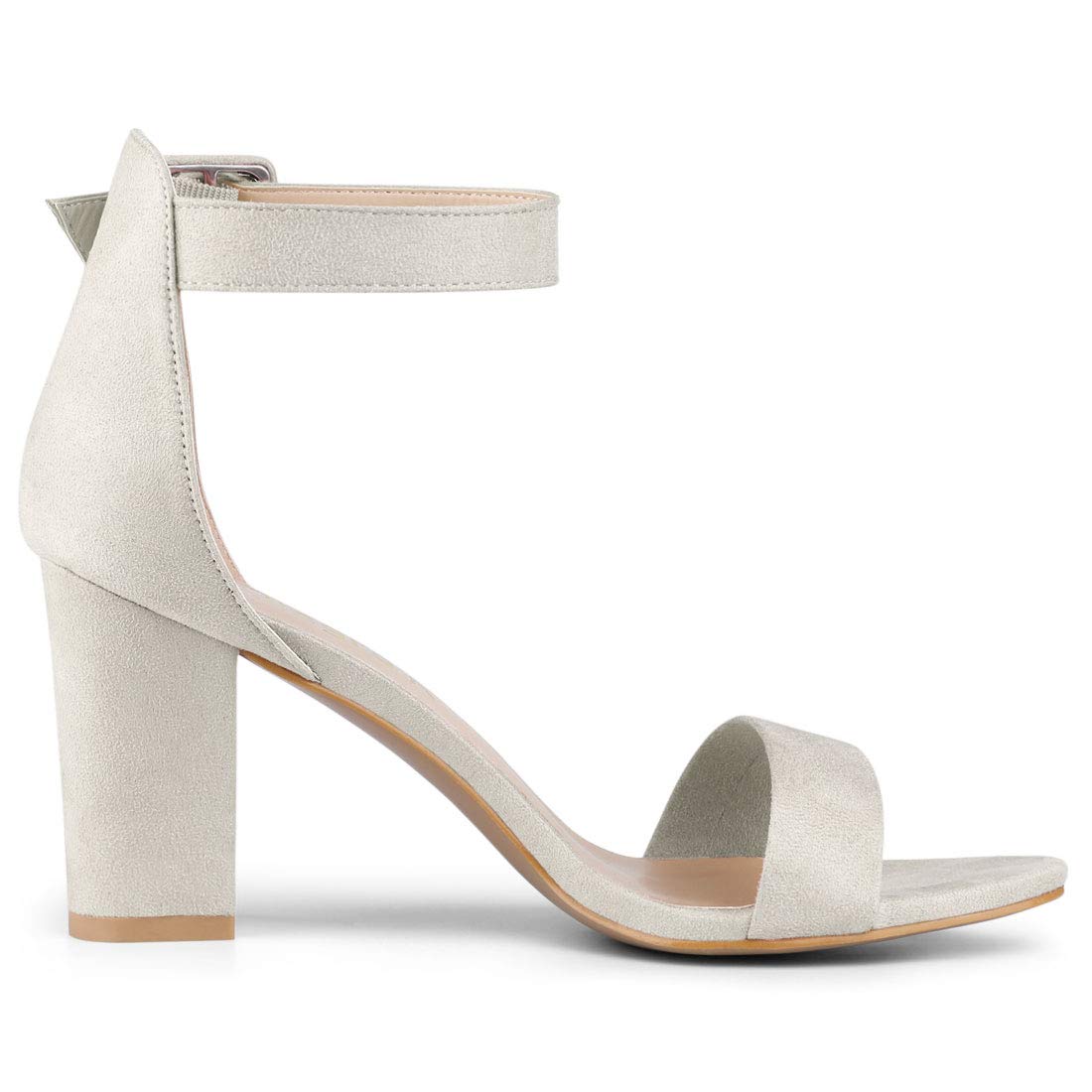 Sandales Femme à Bout Ouvert Gris B